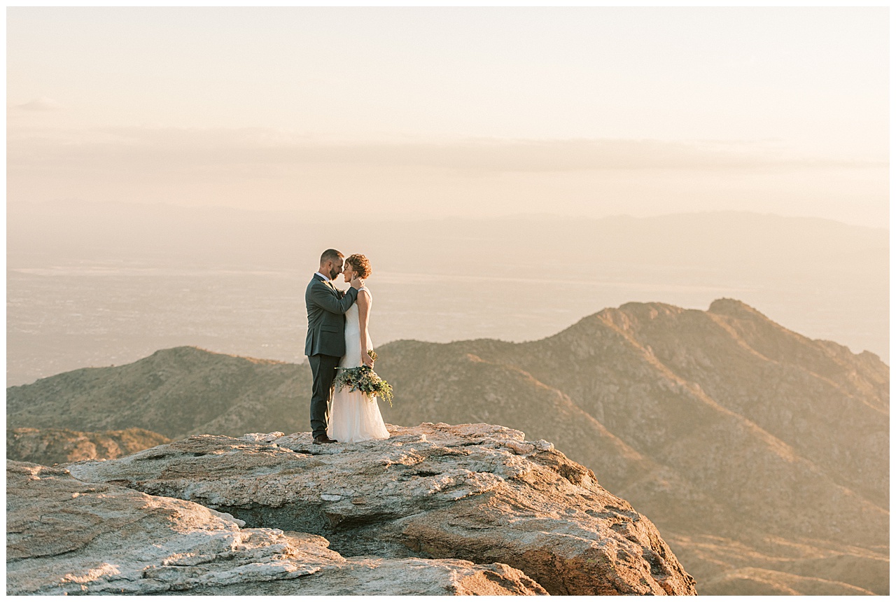 Wedding Photograph on top of Mt. Lemmon, Tucson AZ
